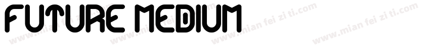 Future Medium字体转换